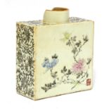 A Chinese famille rose tea caddy,