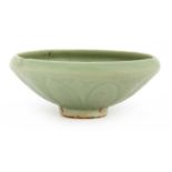 A Chinese celadon bowl,