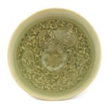 A Yaozhou ware celadon bowl,