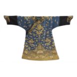 A Chinese embroidered robe,