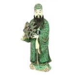 A Chinese famille verte figure,