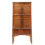 A Chinese bamboo cabinet,