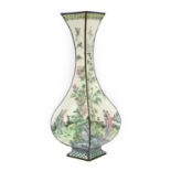 A Chinese Canton enamelled vase,