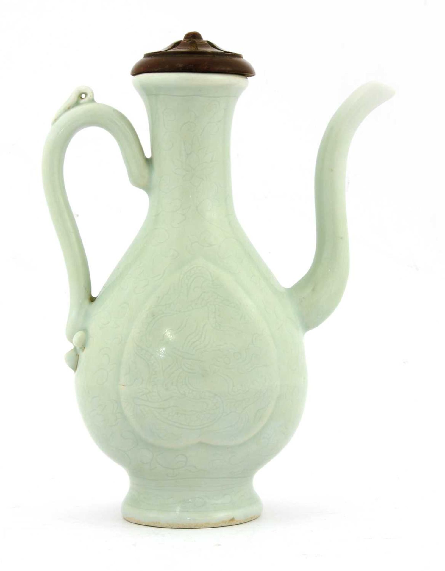 A Chinese qingbai ewer, - Image 3 of 3