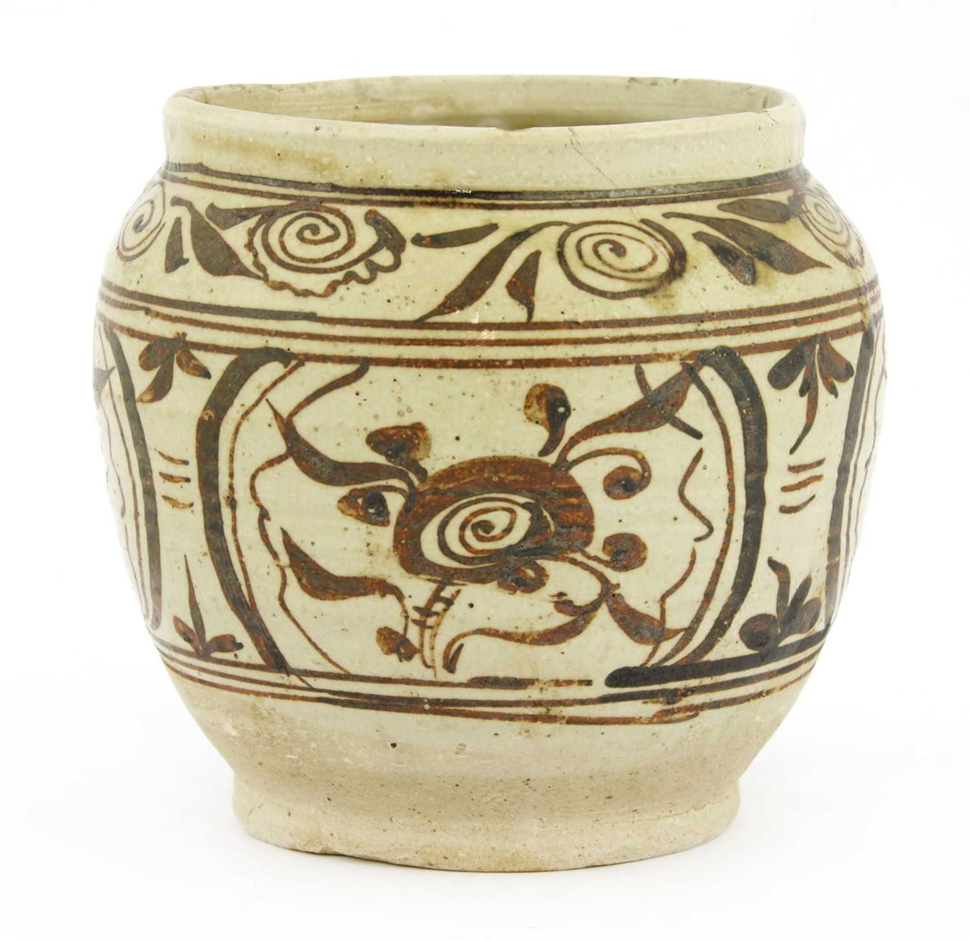 A Chinese Cizhou ware jar,