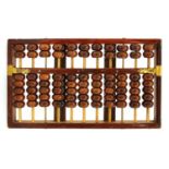 A Chinese wood abacus,