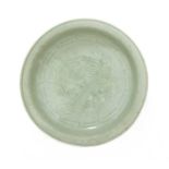 A Chinese celadon charger,