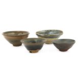 A collection of three Chinese Jian ware tea bowls,