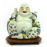 A Chinese famille rose Budai,