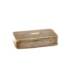 A Russian niello work silver snuff box,