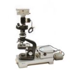 A Wild Heerbrugg M20 microscope and accessories
