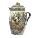 A Chinese porcelain clobbered pitcher,