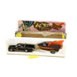 A 1976 Corgi Gift 3 Batmobile and boat,