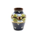 A small art pottery vase,