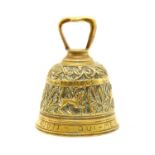 A brass bell,