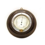 An aneroid barometer by JW Ray & Co, Liverpool,