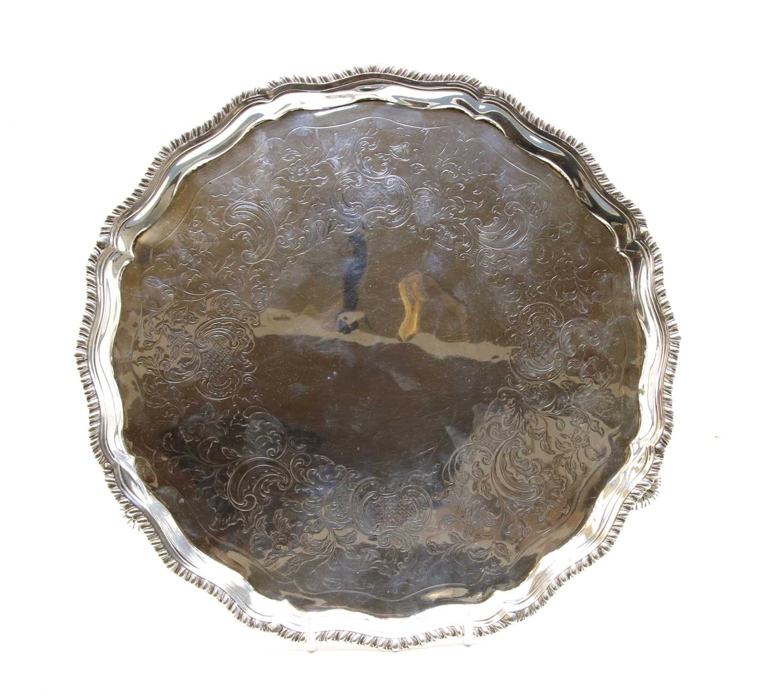 A George III silver salver, - Image 5 of 6