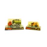 Two Dinky Toys - no. 437 Muir Hill 2WL loader with driver,