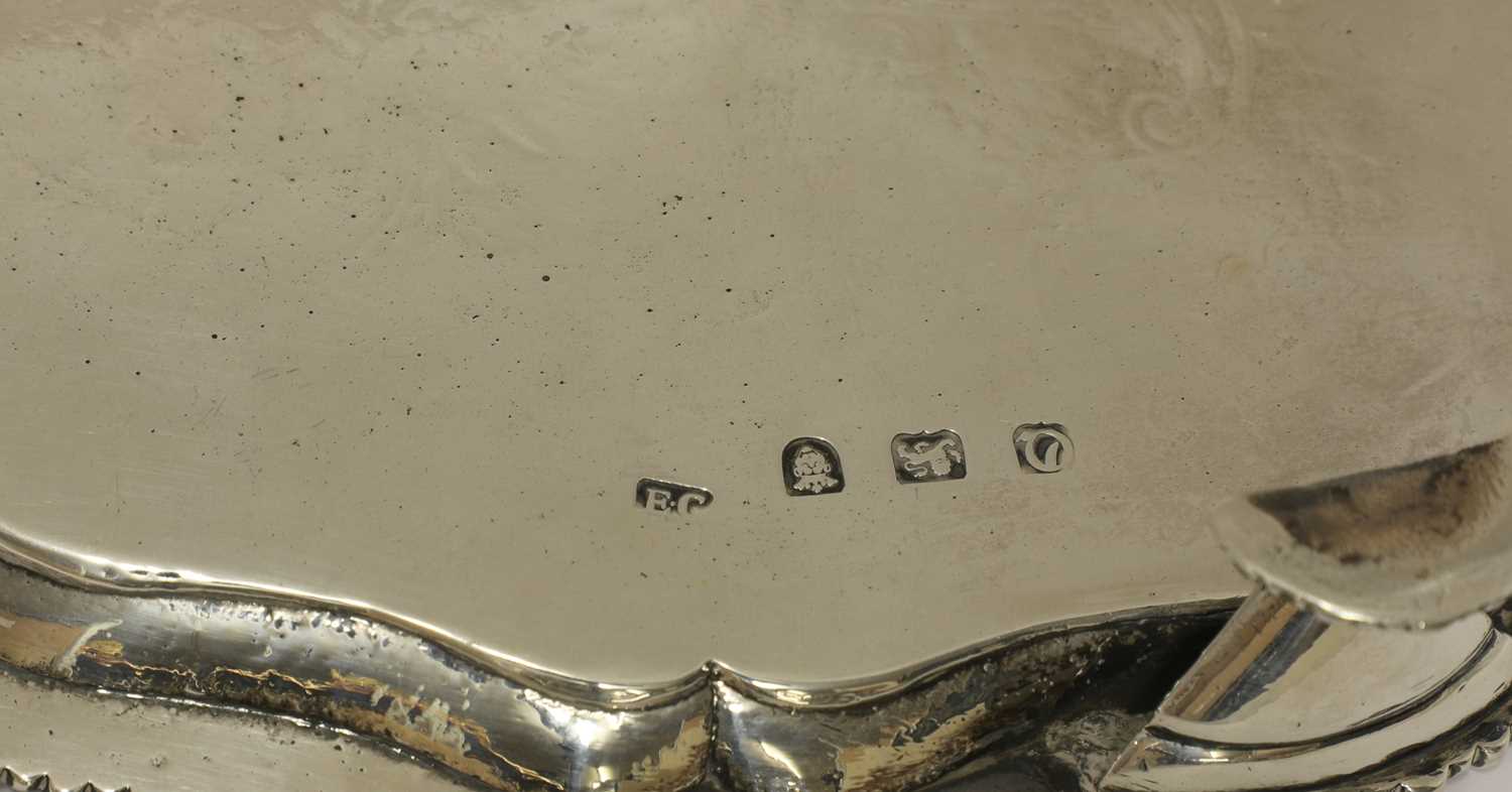 A George III silver salver, - Image 3 of 6