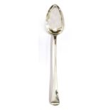 A George II silver basting spoon,