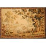 A 17th century style tapestry wall hanging,