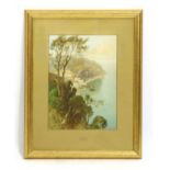 John Shapland (1865-1929), Monaco; and Clovelly, watercolours (a pair)