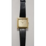 The 18ct gold 'Elvis Presley' Corum mechanical Buckingham strap watch, c.1960,