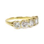 A five stone diamond ring,