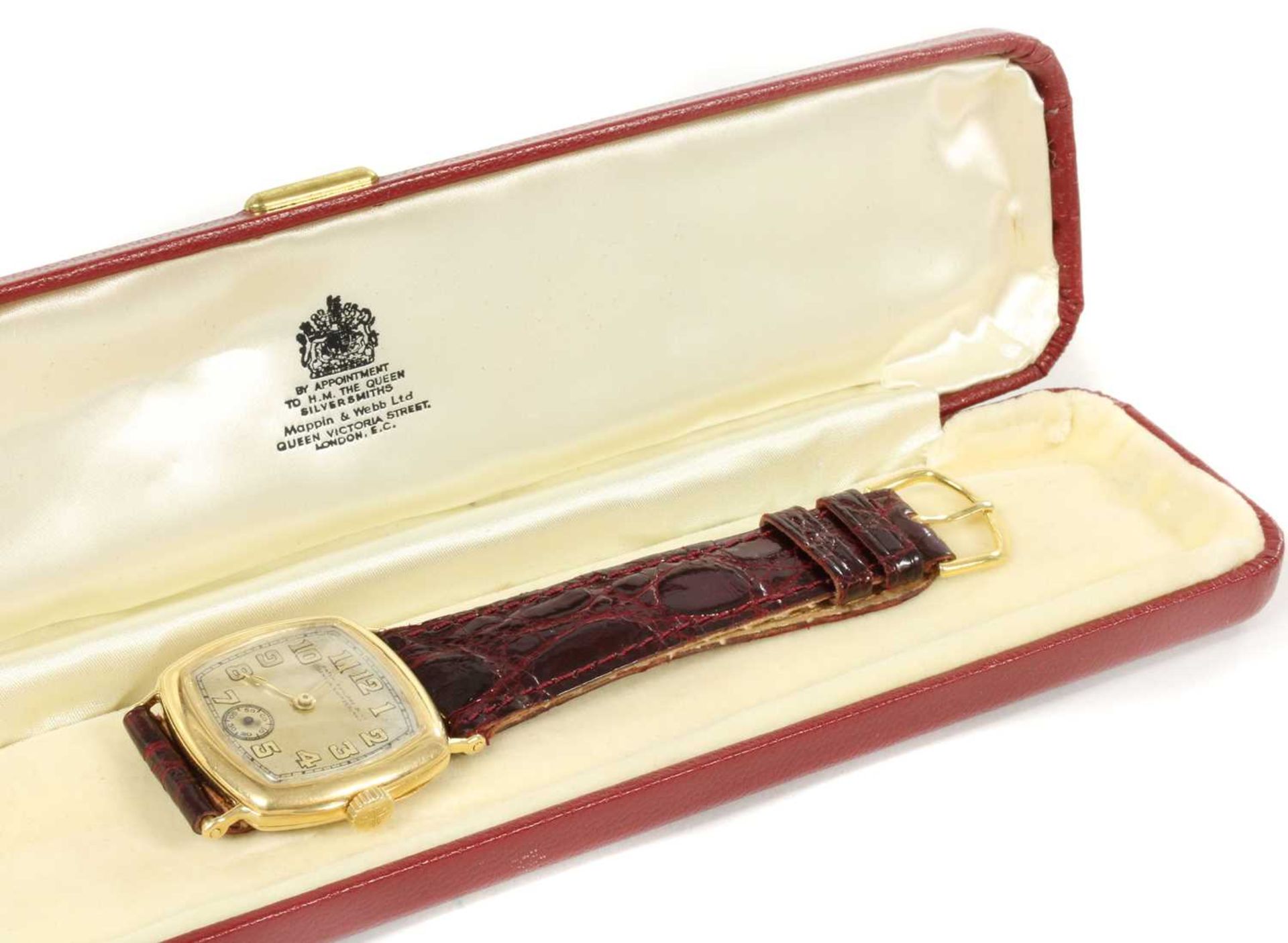 A gentlemen's 18ct gold Patek Philippe mechanical strap watch, - Image 3 of 9