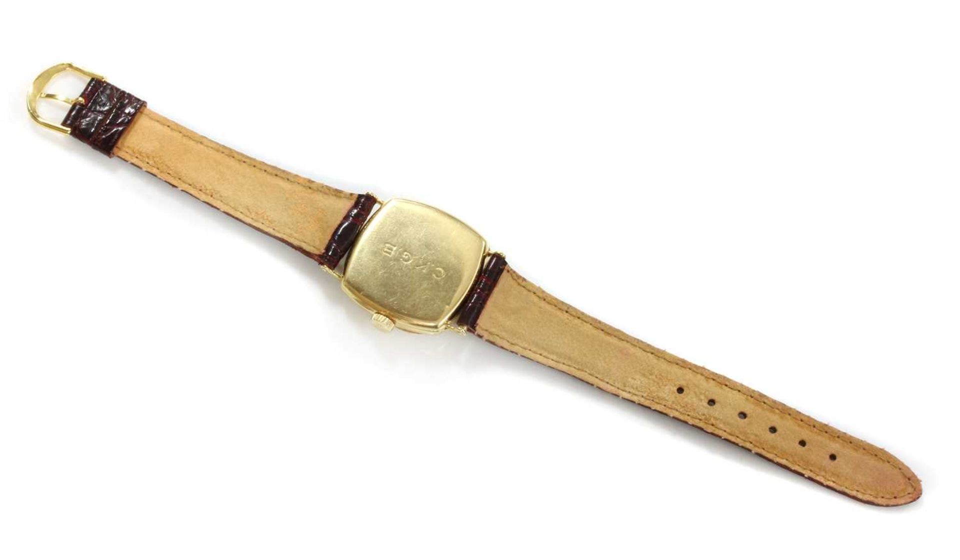 A gentlemen's 18ct gold Patek Philippe mechanical strap watch, - Image 2 of 9