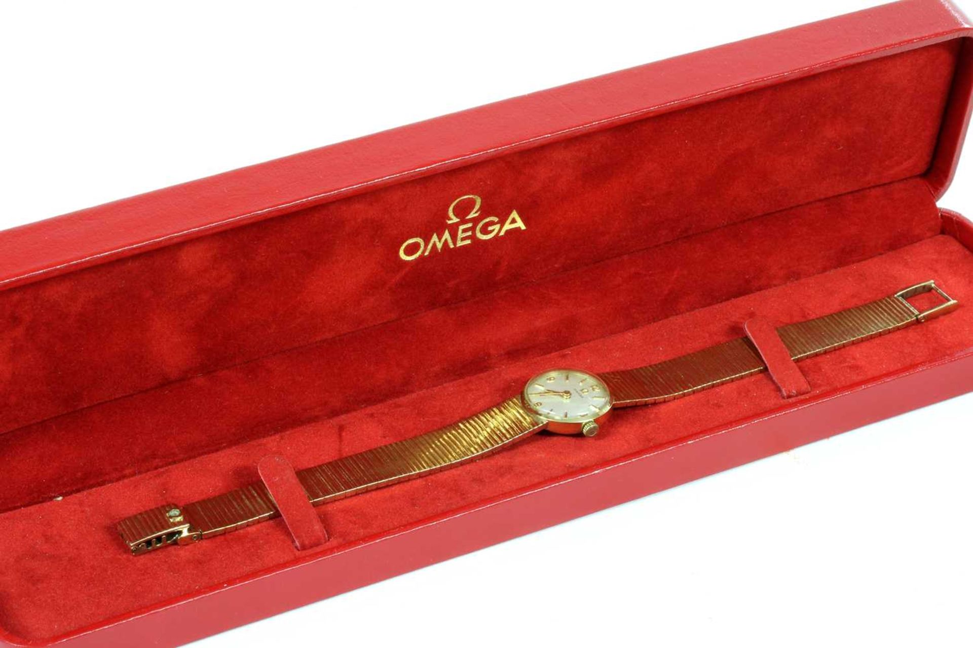 A ladies' 9ct gold Omega mechanical bracelet watch, c.1960, - Image 2 of 3