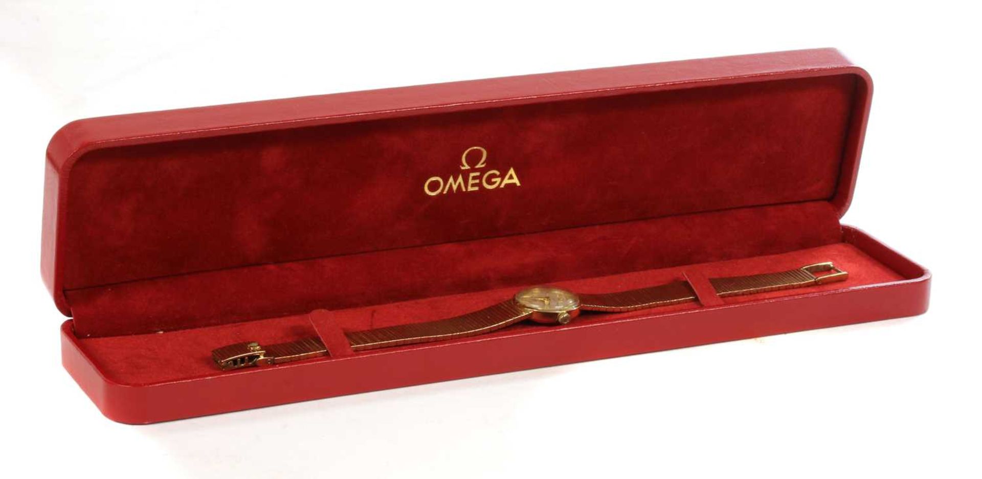 A ladies' 9ct gold Omega mechanical bracelet watch, c.1960, - Image 3 of 3