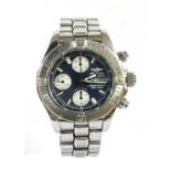 A gentlemen's stainless steel Breitling Chronometer 'Super Ocean' A13340 bracelet watch,