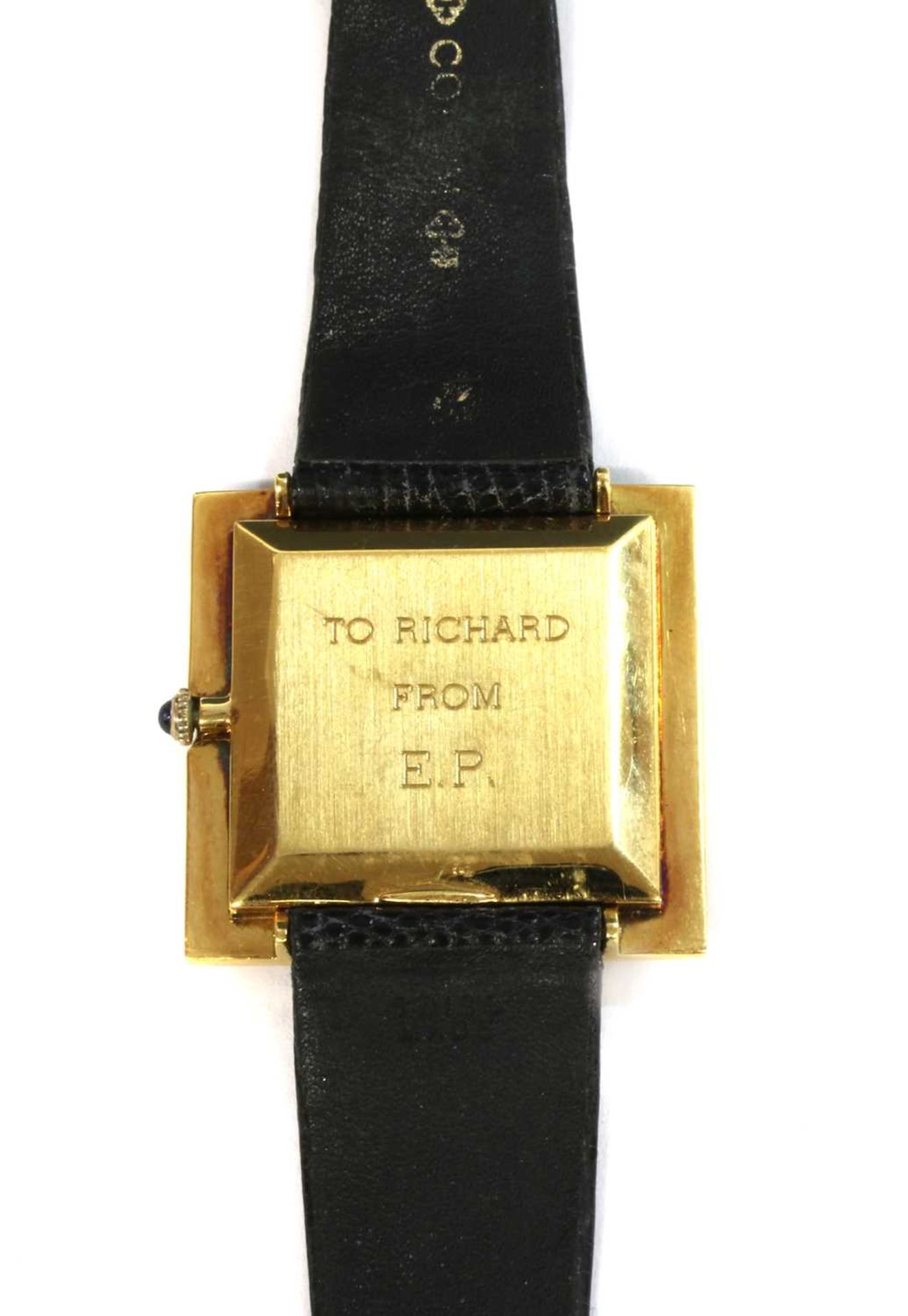 The 18ct gold 'Elvis Presley' Corum mechanical Buckingham strap watch, c.1960, - Image 12 of 12