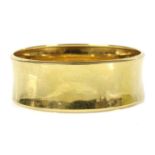 A Continental gold convex bangle,