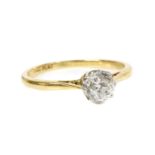 A single stone diamond ring,