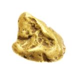 A high carat gold nugget,