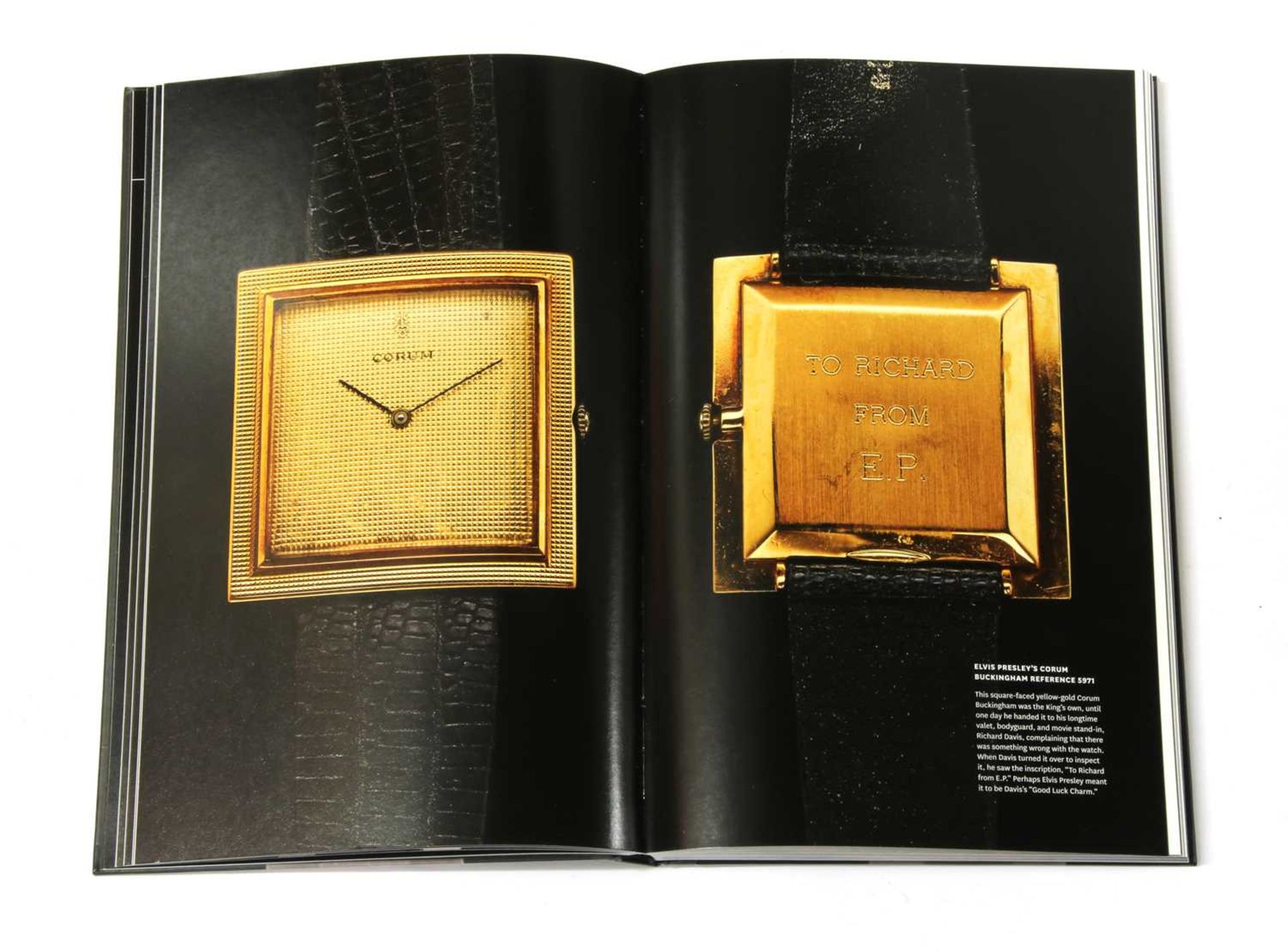 The 18ct gold 'Elvis Presley' Corum mechanical Buckingham strap watch, c.1960, - Image 4 of 12