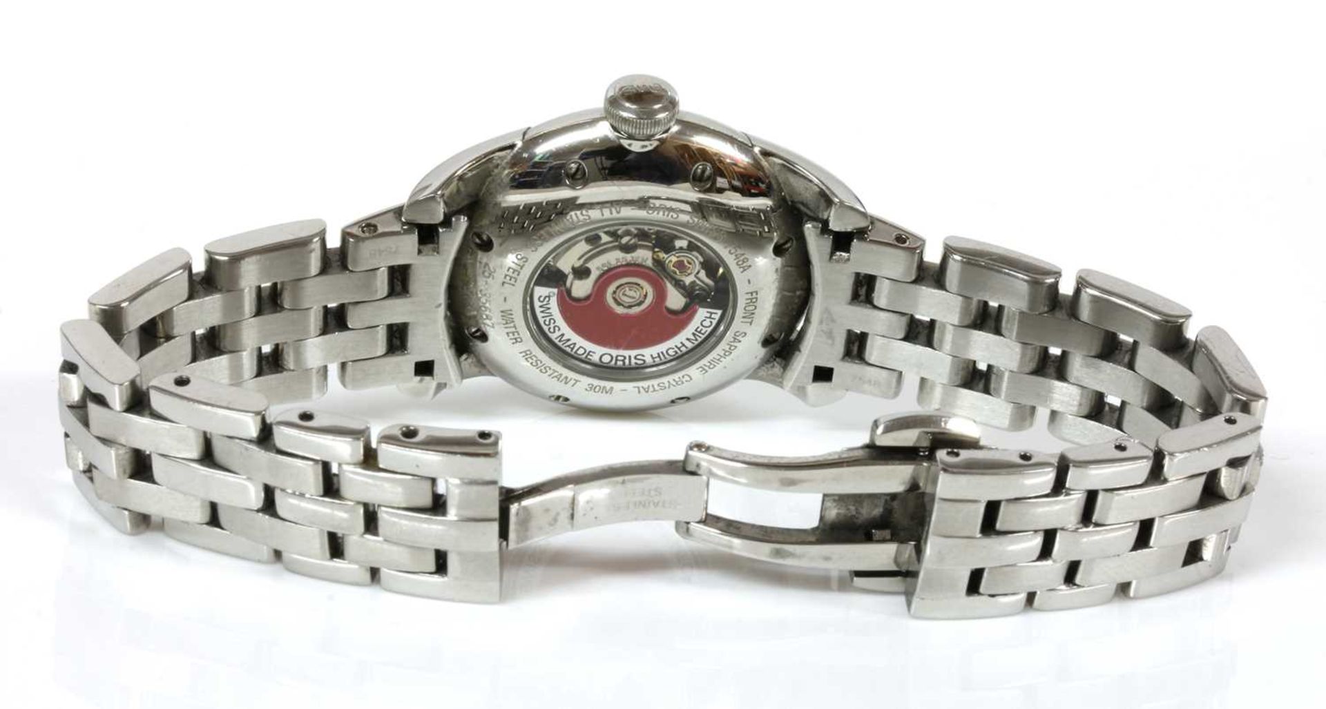 A ladies' stainless steel Oris Artelier Lady Date automatic bracelet watch, c.2008, - Image 2 of 3