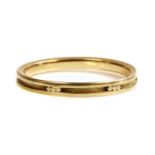 A gold band ring by Georg Jensen,