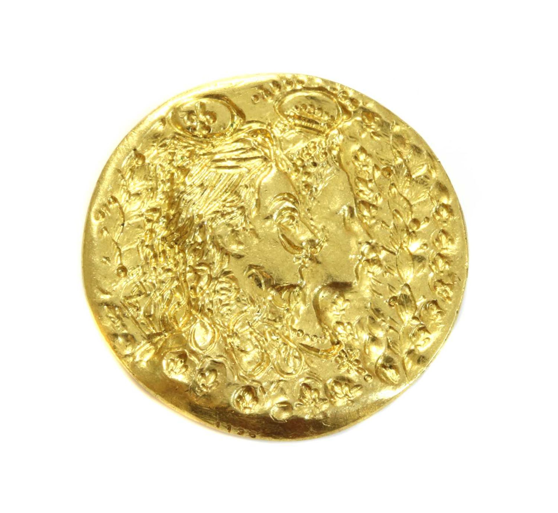 A gold medallion 'Dali d'Or' designed by Salvador Dali, c.1966, - Image 2 of 2