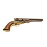 A Colt 1851 Navy revolver,