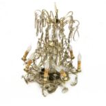 An eight branch hanging chandelier,