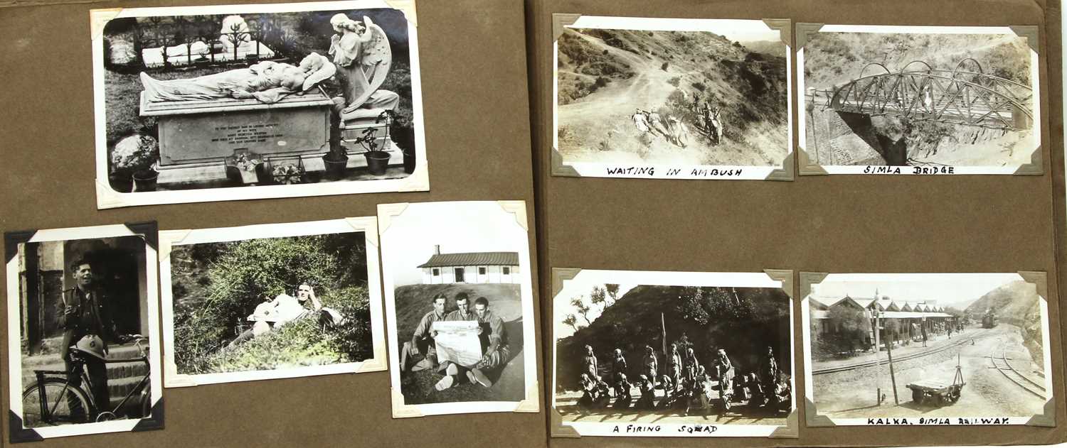 INDIA SERVICE: British soldiers photo album 1930s and earlier, - Image 2 of 5