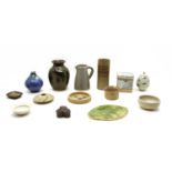 A collection of studio pottery,