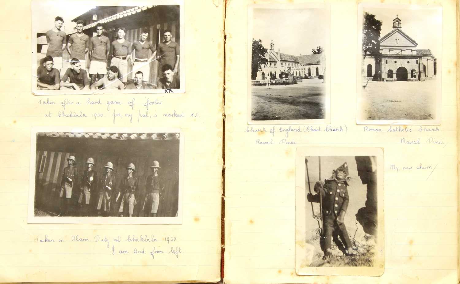 Three albums of Military service in India and Egypt, - Image 7 of 7