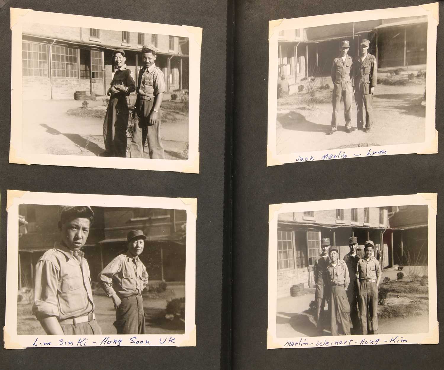 A US Korean soldiers photograph album - Image 2 of 4
