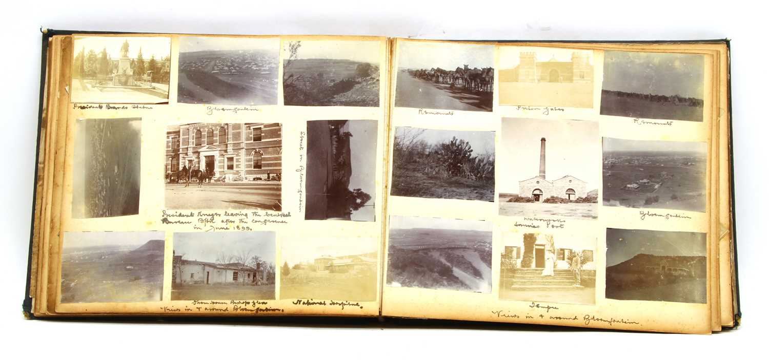 A Good British Boer War photo album of 184 sepia photographs, - Image 5 of 5