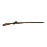 A 19th century flintlock native trade gun,