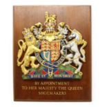 'By Appointment to Her Majesty The Queen Shoemakers' plaque